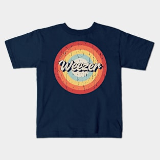 circle vintage - weezer Kids T-Shirt